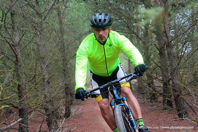 Ciclista por el pinar en el Open de Otoño XCO 2025